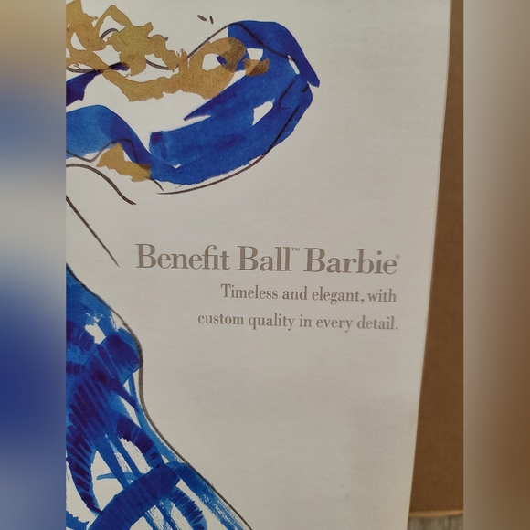 1992 Benefit Ball Barbie #1521 1st In Series Limited Edition - Picture 4 of 12